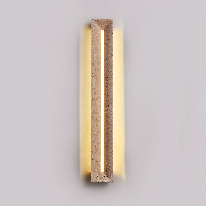 Solace Travertine Beam Wall Light - Simprolos