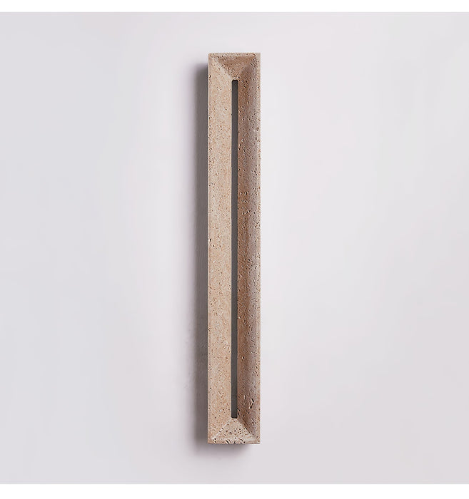Solace Travertine Beam Wall Light - Simprolos