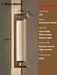 Solar Wall Lantern with Dusk to Dawn Sensor - Simprolos
