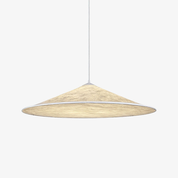 Solara Disc Silk Pendant Lamp - Simprolos