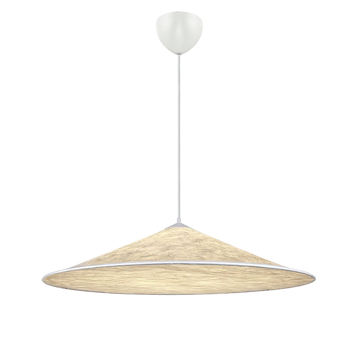 Solara Disc Silk Pendant Lamp - Simprolos