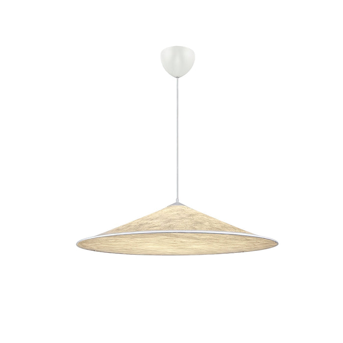 Solara Disc Silk Pendant Lamp - Simprolos