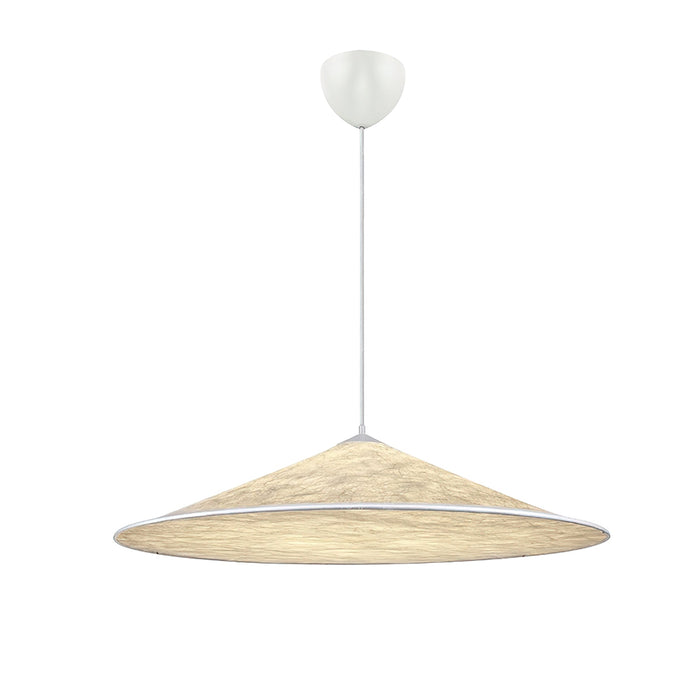 Solara Disc Silk Pendant Lamp - Simprolos