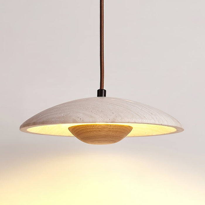 Solara Wood Pendant Lamp - Simprolos