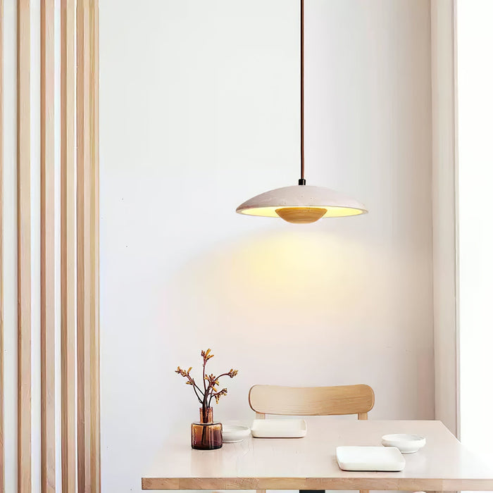 Solara Wood Pendant Lamp - Simprolos