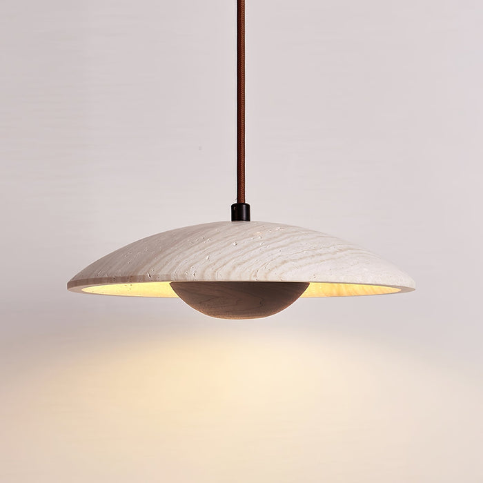 Solara Wood Pendant Lamp - Simprolos