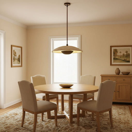 Solara Wood Pendant Lamp - Simprolos