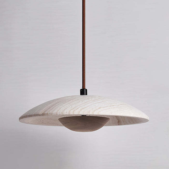 Solara Wood Pendant Lamp - Simprolos
