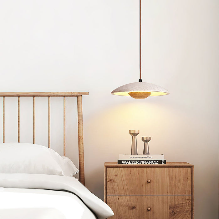 Solara Wood Pendant Lamp - Simprolos