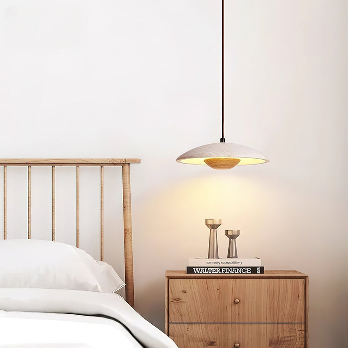 Solara Wood Pendant Lamp - Simprolos