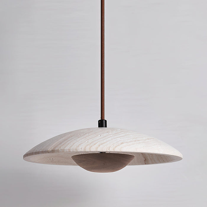 Solara Wood Pendant Lamp - Simprolos