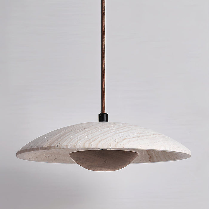 Solara Wood Pendant Lamp - Simprolos