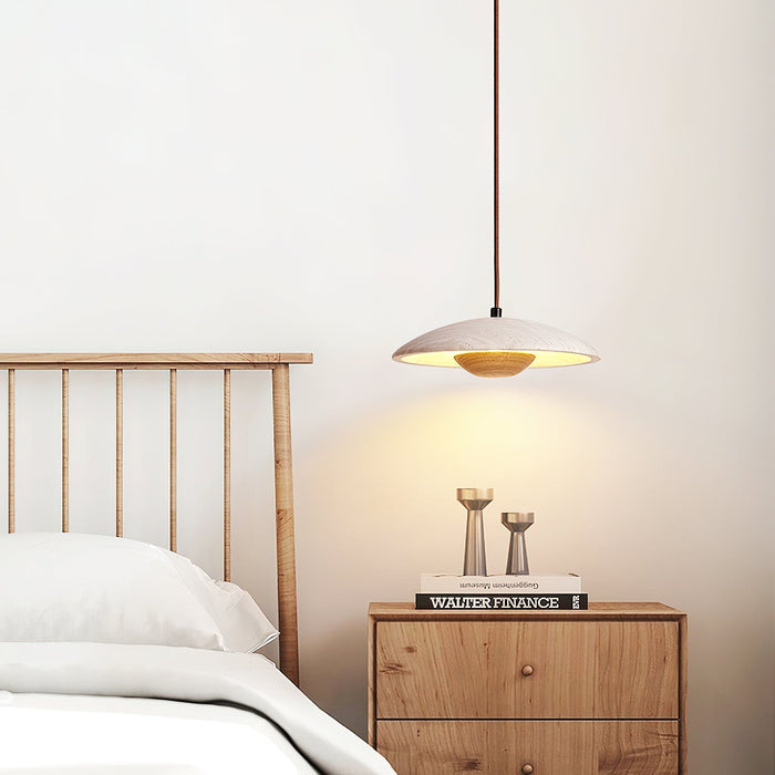Solara Wood Pendant Lamp - Simprolos