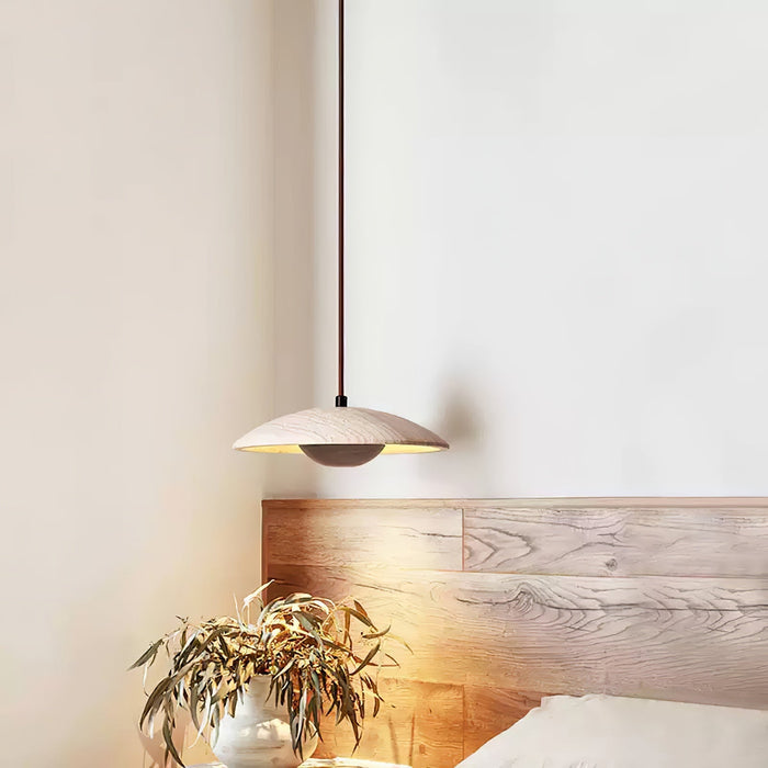 Solara Wood Pendant Lamp - Simprolos