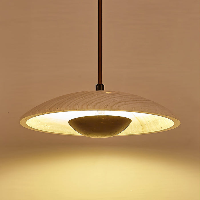 Solara Wood Pendant Lamp - Simprolos
