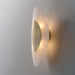 Solari Alabaster Leaf Sconce - Simprolos