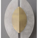 Solari Alabaster Leaf Sconce - Simprolos