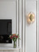 Solari Alabaster Leaf Sconce - Simprolos