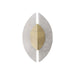 Solari Alabaster Leaf Sconce - Simprolos