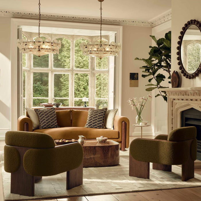 Solaris Disc Glass Chandelier - Simprolos