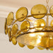 Solaris Disc Murano Chandelier - Simprolos
