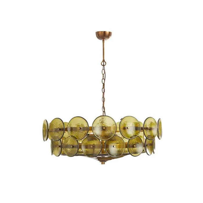Solaris Disc Murano Chandelier - Simprolos