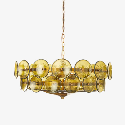 Solaris Disc Murano Chandelier - Simprolos