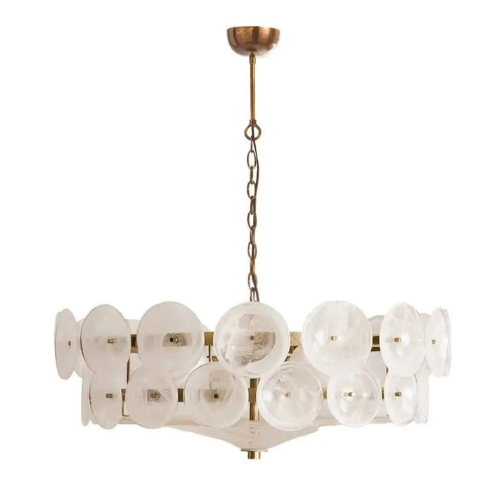 Solaris Disc Murano Chandelier - Simprolos