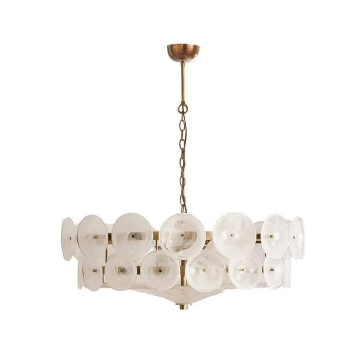 Solaris Disc Murano Chandelier - Simprolos