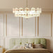 Solaris Disc Murano Chandelier - Simprolos
