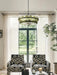 Solaris Disc Murano Chandelier - Simprolos