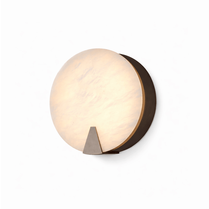 Solaris Halo Alabaster Wall Light - Simprolos