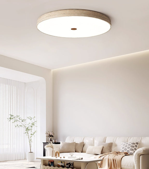 Solaro Travertine Ceiling Lamp - Simprolos