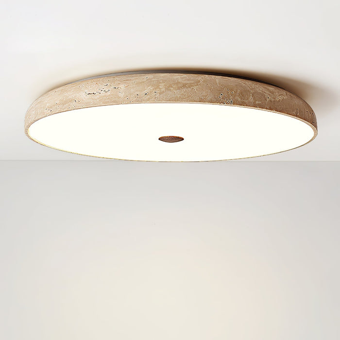 Solaro Travertine Ceiling Lamp - Simprolos