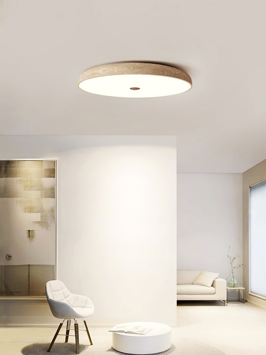 Solaro Travertine Ceiling Lamp - Simprolos