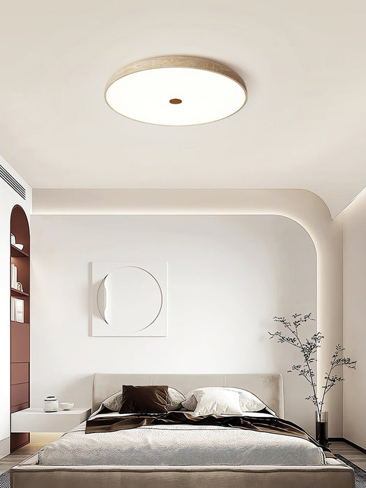 Solaro Travertine Ceiling Lamp - Simprolos