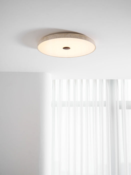 Solaro Travertine Ceiling Lamp - Simprolos