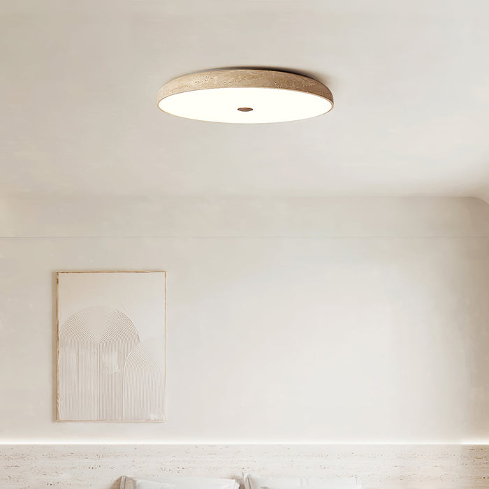 Solaro Travertine Ceiling Lamp - Simprolos