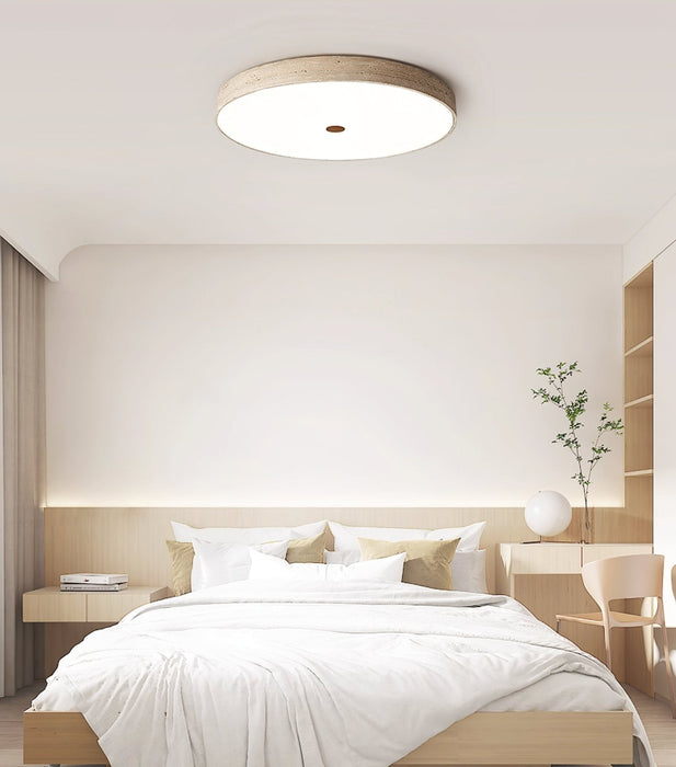 Solaro Travertine Ceiling Lamp - Simprolos