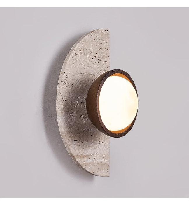 Soleners Travertine Wall Light - Simprolos