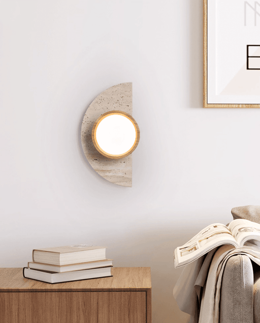 Soleners Travertine Wall Light - Simprolos