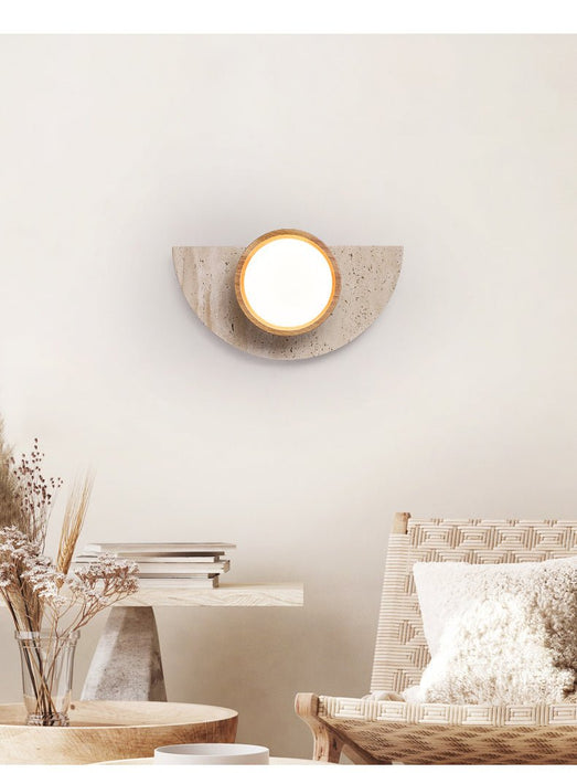 Soleners Travertine Wall Light - Simprolos