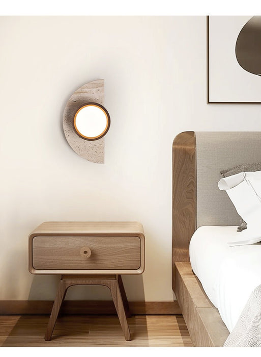 Soleners Travertine Wall Light - Simprolos