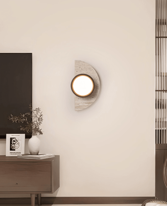 Soleners Travertine Wall Light - Simprolos