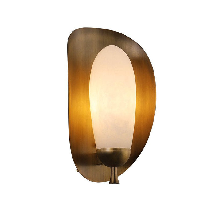 Solenne Alabaster Halo Wall Light - Simprolos