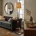Solenne Sculpted Wood Floor Lamp - Simprolos