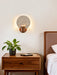 Solis Travertine Round Wall Light - Simprolos