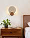 Solis Travertine Round Wall Light - Simprolos