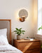 Solis Travertine Round Wall Light - Simprolos