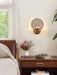 Solis Travertine Round Wall Light - Simprolos